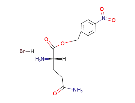 Molecular Structure of 14349-18-9 (H-GLN-ONB HBR)
