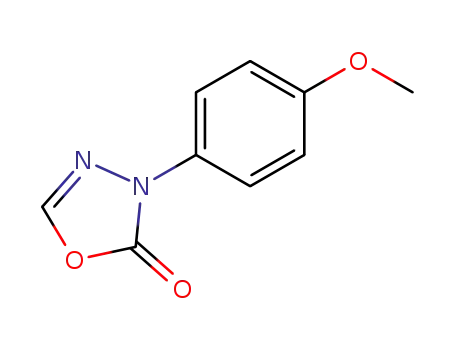 Molecular Structure of 7239-62-5 (1,3,4-Oxadiazol-2(3H)-one,3-(4-methoxyphenyl)-)