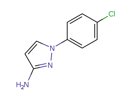 Molecular Structure of 66000-39-3 (1-(4-CHLORO-PHENYL)-1H-PYRAZOL-3-YLAMINE)