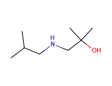 Molecular Structure of 138001-48-6 (2-Propanol, 2-methyl-3-[(2-methylpropyl)amino]-)