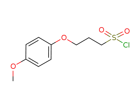 Molecular Structure of 118943-25-2 (3-(4-METHOXYPHENOXY)-1-PROPANESULFONYL)