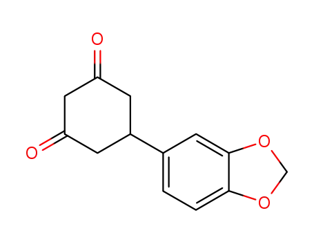 Molecular Structure of 55579-76-5 (5-[3,4(METHYLENEDIOXY)PHENYL]-1,3-CYCLOHEXANEDIONE)