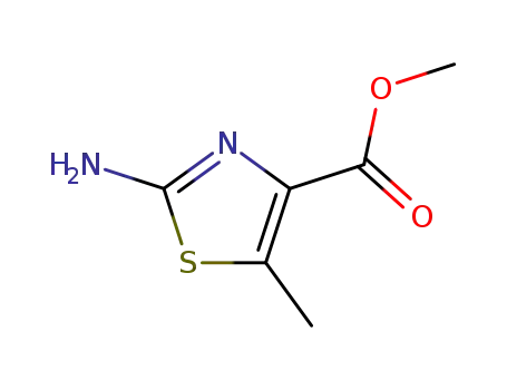 Molecular Structure of 63257-03-4 (2-AMINO-5-METHYL-THIAZOLE-4-CARBOXYLIC ACID METHYL ESTER)