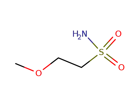 Molecular Structure of 51517-04-5 (2-Methoxyethane-1-sulfonaMide)