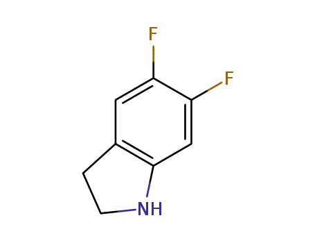 Molecular Structure of 954255-04-0 (5,6-Difluoroindoline)