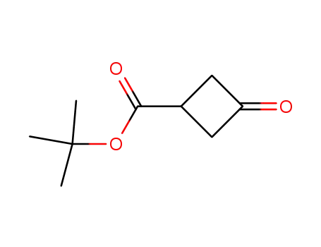 Molecular Structure of 145549-76-4 (T-butyl-3-oxocyclobutanecarboxylate)