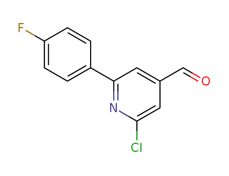 2-CHLORO-6-(4-FLUOROPHENYL)PYRIDINE-4-CARBALDEHYDE
