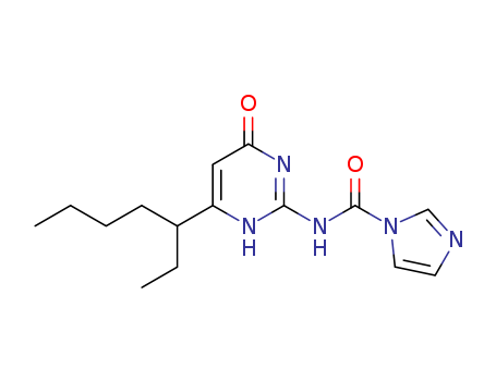 522647-64-9,1H-Imidazole-1-carboxamide,
N-[6-(1-ethylpentyl)-1,4-dihydro-4-oxo-2-pyrimidinyl]-,