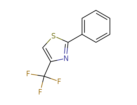 Molecular Structure of 137929-12-5 (Thiazole, 2-phenyl-4-(trifluoromethyl)-)