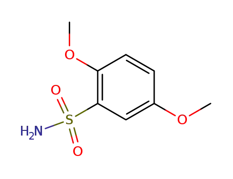 Molecular Structure of 19116-90-6 (2,5-DIMETHOXYBENZENESULFONAMIDE)