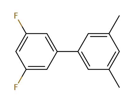 Molecular Structure of 1344681-47-5 (3,5-difluoro-3',5'-dimethyl-1,1'-biphenyl)