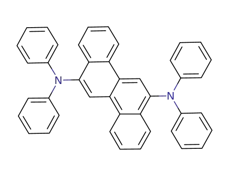 Molecular Structure of 279672-22-9 (6,12-Chrysenediamine, N,N,N',N'-tetraphenyl-)