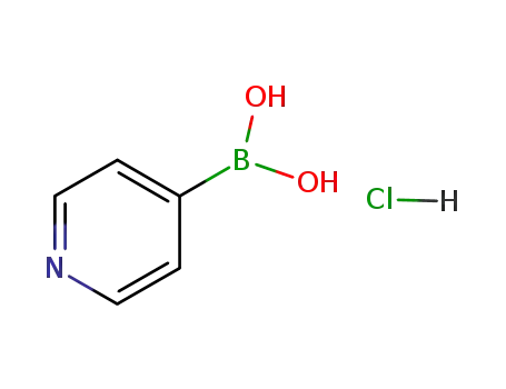 Molecular Structure of 913835-65-1 (PYRIDINE-4-BORONIC ACID HYDROCHLORIDE)