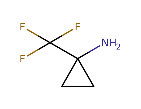 Molecular Structure of 112738-68-8 (Cyclopropanamine, 1-(trifluoromethyl)- (9CI))