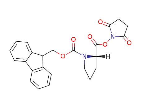 Molecular Structure of 109074-94-4 (FMOC-PRO-OSU)