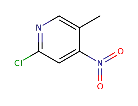 Molecular Structure of 97944-45-1 (2-Chloro-5-methyl-4-nitropyridine)