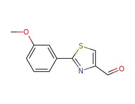 4-Thiazolecarboxaldehyde,2-(3-methoxyphenyl)-