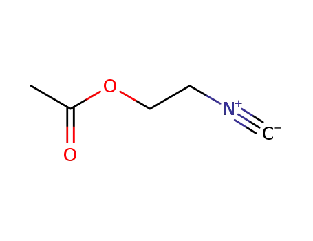 Molecular Structure of 174581-51-2 (acetic acid 2-isocyanoethyl ester)