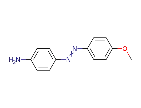 Molecular Structure of 2592-28-1 (4-(4-methoxyphenyl)diazenylaniline)