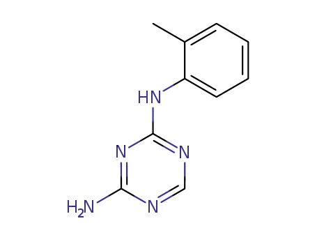 Molecular Structure of 58759-26-5 (N-O-TOLYL-[1,3,5]TRIAZINE-2,4-DIAMINE)
