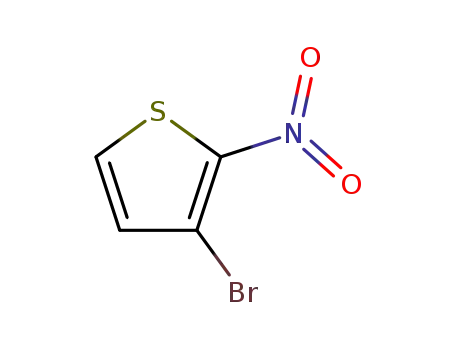 Molecular Structure of 24430-27-1 (3-BROMO-2-NITROTHIOPHENE)