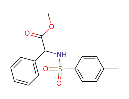 Molecular Structure of 111047-53-1 (METHYL N-P-TOLUENESULFONYL-D-2-PHENYLGLYCINATE)