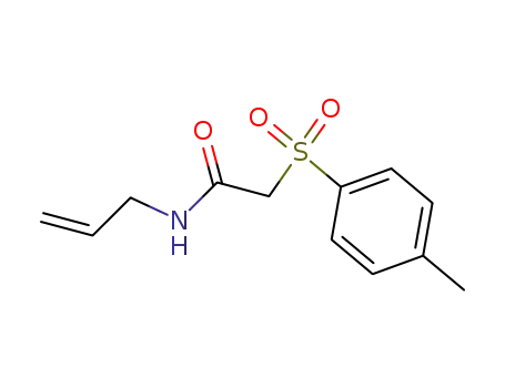 Molecular Structure of 196393-43-8 (Acetamide, 2-[(4-methylphenyl)sulfonyl]-N-2-propenyl-)