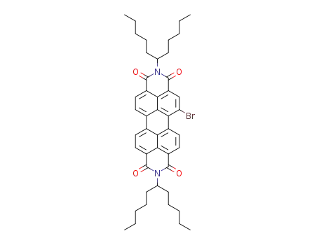 Molecular Structure of 1309387-42-5 (5-bromo-2,9-di(undecan-6-yl)anthra[2,1,9-def:6,5,10-d'e'f']diisoquinoline-1,3,8,10(2H,9H)-tetraone)