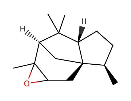 Molecular Structure of 211379-86-1 ((2aR,3R,5aS,7R)-3,6,6,7a-tetramethyloctahydro-2H-2a,7-cedarane[5,6-b]ethylene oxide)