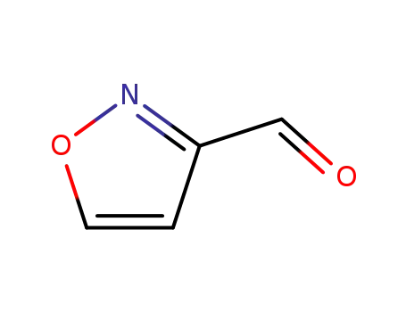 Molecular Structure of 89180-61-0 (Isoxazole-3-carbaldehyde)
