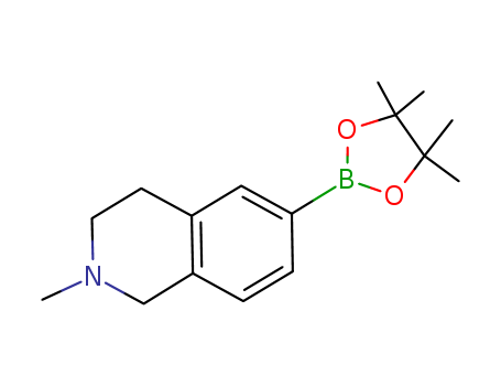 1,2,3,4-TETRAHYDRO-2-METHYL-6-(4,4,5,5-TETRAMETHYL-1,3,2-DIOXABOROLAN-2-YL)-ISOQUINOLINE