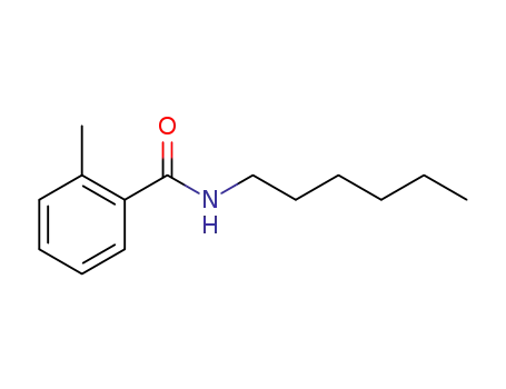 Molecular Structure of 58278-06-1 (N-hexyl-2-methylbenzamide)