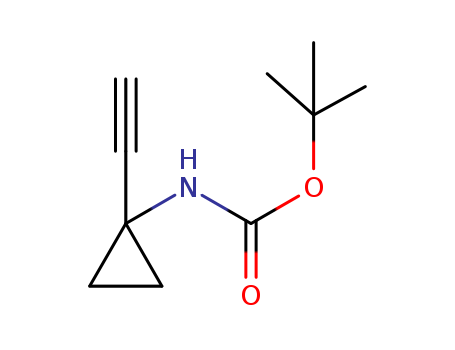 1268810-09-8,tert-Butyl (1-ethynylcyclopropyl)carbaMate,tert-Butyl (1-ethynylcyclopropyl)carbaMate;N-(1-Ethynylcyclopropyl)carbamic acid 1,1-dimethylethyl ester;Carbamic acid, N-(1-ethynylcyclopropyl)-, 1,1-dimethylethyl ester