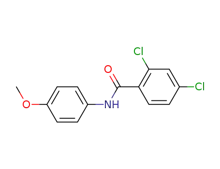 Molecular Structure of 83191-08-6 (BENZAMIDE, 2,4-DICHLORO-N-(4-METHOXYPHENYL)-)