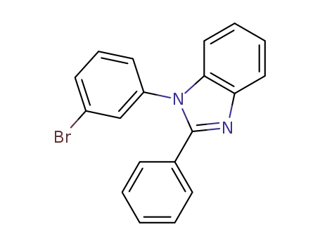 Molecular Structure of 1171247-63-4 (1H-Benzimidazole, 1-(3-bromophenyl)-2-phenyl-)
