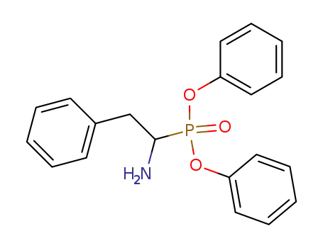 Molecular Structure of 73270-44-7 (Phosphonic acid, (1-amino-2-phenylethyl)-, diphenyl ester)