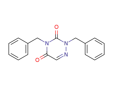 Molecular Structure of 5579-48-6 (1,2,4-Triazine-3,5(2H,4H)-dione, 2,4-bis(phenylmethyl)-)