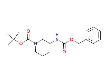 1-Piperidinecarboxylicacid, 3-[[(phenylmethoxy)carbonyl]amino]-,1,1-dimethylethyl ester, (3S)-