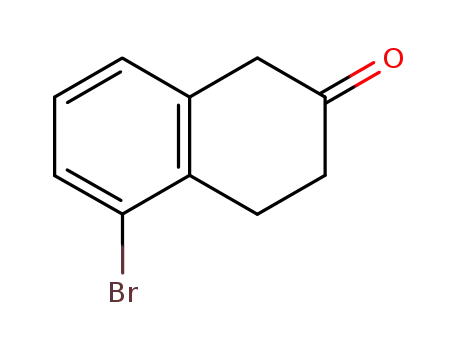 Molecular Structure of 132095-53-5 (5-Bromo-2-tetralone)