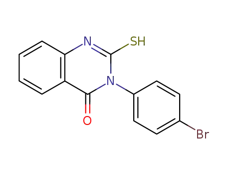 Molecular Structure of 1028-39-3 (3-(4-BROMOPHENYL)-2-THIOXO-2,3-DIHYDRO-4(1H)-QUINAZOLINONE)