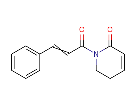 Molecular Structure of 1057962-70-5 (1-cinnamoyl-5,6-dihydropyridin-2(1H)-one)