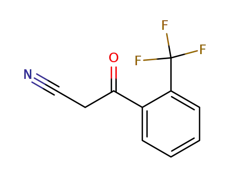 Molecular Structure of 40018-10-8 (2-TRIFLUOROMETHYLBENZOYLACETONITRILE)