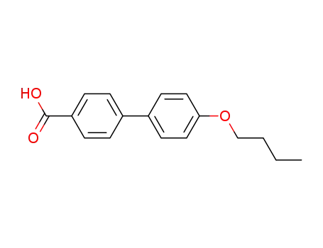 Molecular Structure of 59748-14-0 (4-Butoxy-4'-biphenylcarboxylic acid)