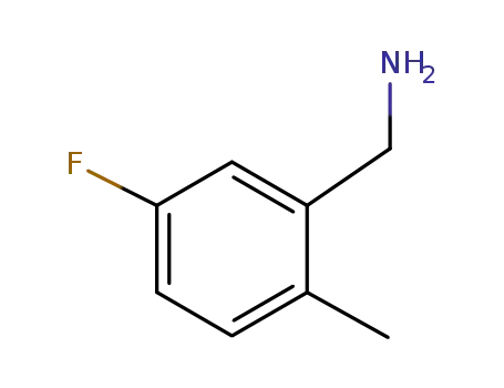 Molecular Structure of 261951-69-3 (5-FLUORO-2-METHYLBENZYLAMINE)