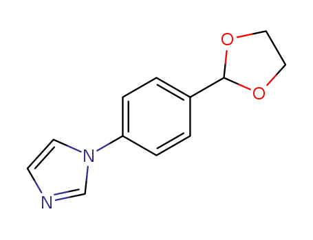 2-((4-Imidazol-1-YL)phenyl)-1,3-dioxolan
