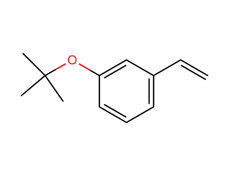 Molecular Structure of 105612-79-1 (3-T-BUTOXYSTYRENE)