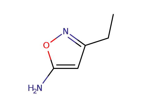 Molecular Structure of 77479-49-3 (3-ethylisoxazol-5-amine)