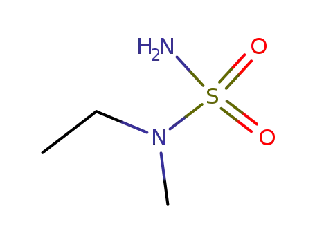 Molecular Structure of 154743-05-2 (Sulfamide, N-ethyl-N-methyl-)