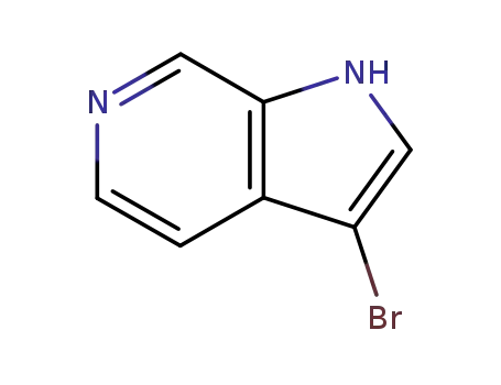 Molecular Structure of 67058-76-8 (3-BROMO-1H-PYRROLO[2,3-C]PYRIDINE)