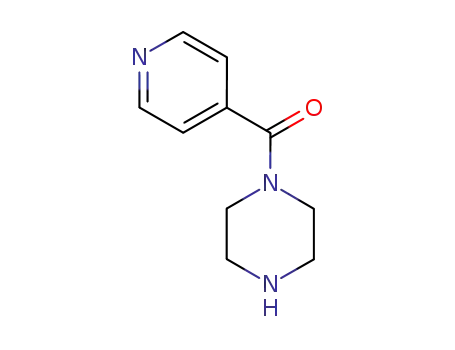 Molecular Structure of 39640-04-5 (PIPERAZIN-1-YL-PYRIDIN-4-YL-METHANONE)